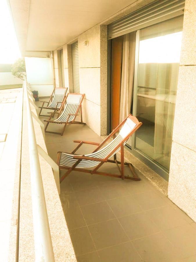 Beach Front Apartment - With Swimming Pool, Barbecue And Tennis Court! Viana do Castelo Eksteriør bilde